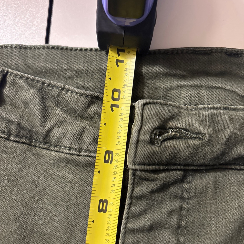 Cosmic Blue Love Army Green Jeans with Bottom Cuffs - Size 30 - Picture 6 of 8